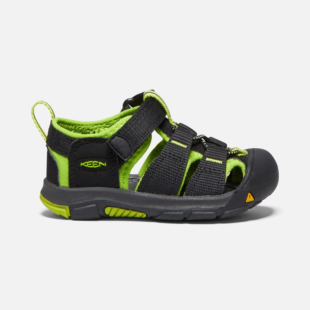 Sandales Keen Enfant Noir/Vert | Newport H2 | ZXQSL-2834